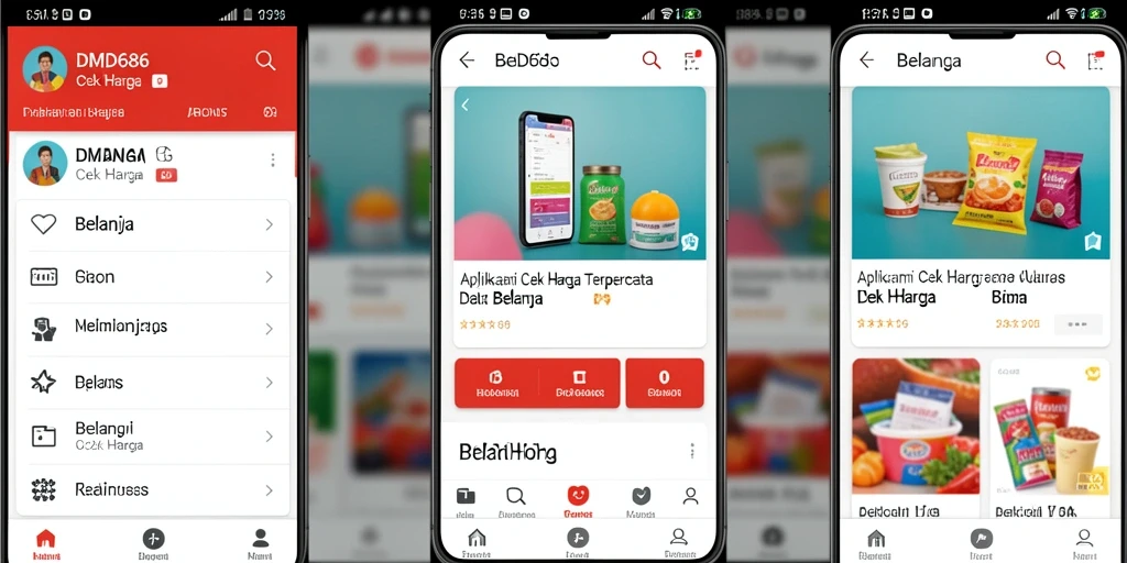 Tampilan antarmuka DMD686 yang user-friendly untuk Cek Harga.