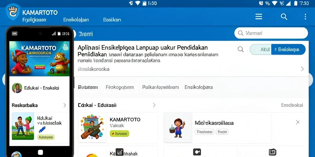 Tampilan antarmuka KAMARTOTO yang ramah pengguna.