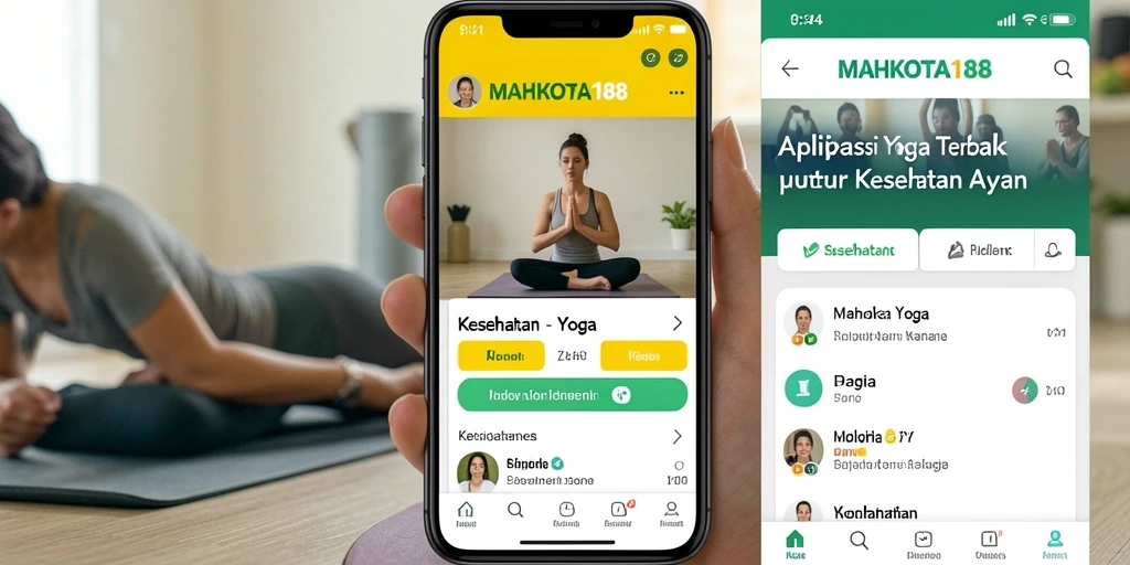 Tampilan antarmuka aplikasi MAHKOTA188 yang elegan dan intuitif.